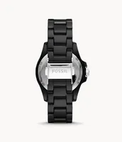 FB-01 Three-Hand Black Ceramic Watch