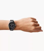 FB-01 Three-Hand Black Ceramic Watch