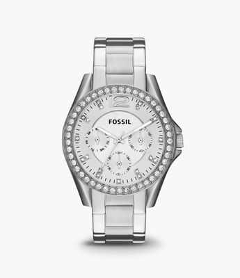 Montre multifonctionnelle Riley en acier inoxydable
