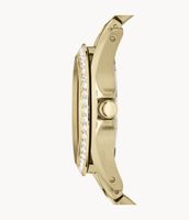 Riley Multifunction Gold-Tone Stainless Steel Watch