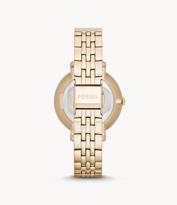 Jacqueline Gold-Tone Stainless Steel Watch - ES3434 - Fossil