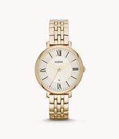 Jacqueline Gold-Tone Stainless Steel Watch - ES3434 - Fossil