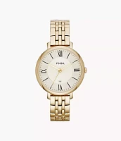 Jacqueline Gold-Tone Stainless Steel Watch