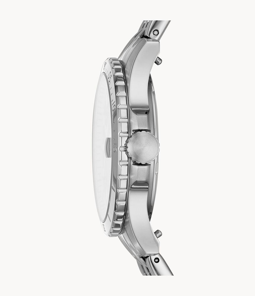 FB-01 Three-Hand Date Stainless Steel Watch