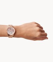 Sadie Multifunction Rose Gold-Tone Stainless Steel Watch - ES4779 - Fossil