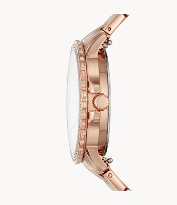 Izzy Multifunction Rose Gold-Tone Stainless Steel Watch - ES4782 - Fossil