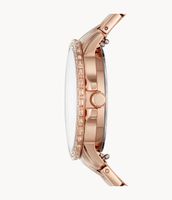 Izzy Multifunction Rose Gold-Tone Stainless Steel Watch - ES4782 - Fossil