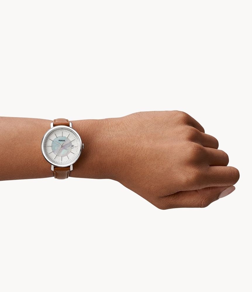 Jacqueline Solar-Powered Eco Leather Watch