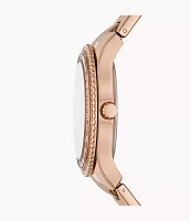 Stella Sport Multifunction Rose Gold-tone Stainless Steel Watch