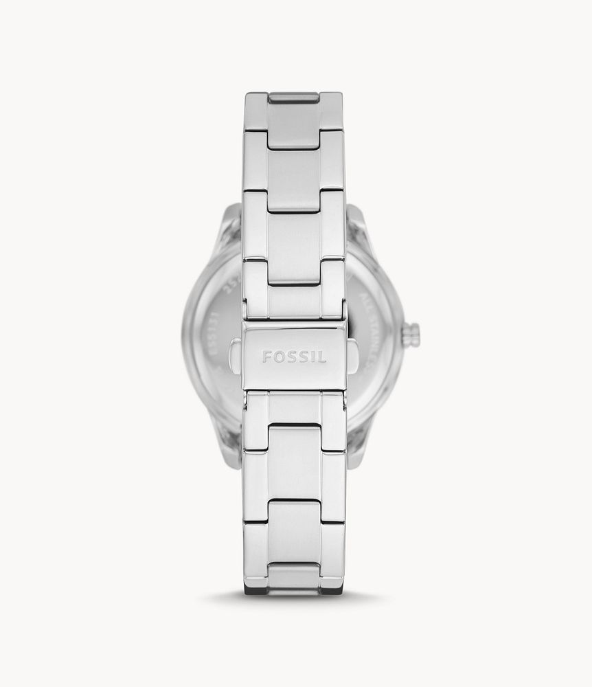 Stella Three-Hand Date Stainless Steel Watch