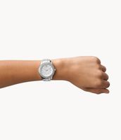 Stella Three-Hand Date Stainless Steel Watch