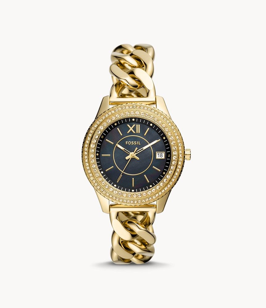 Stella Multifunction Gold-Tone Stainless Steel Watch - ES5133 - Fossil