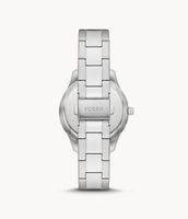 Stella Three-Hand Date Stainless Steel Watch - ES5191 - Fossil