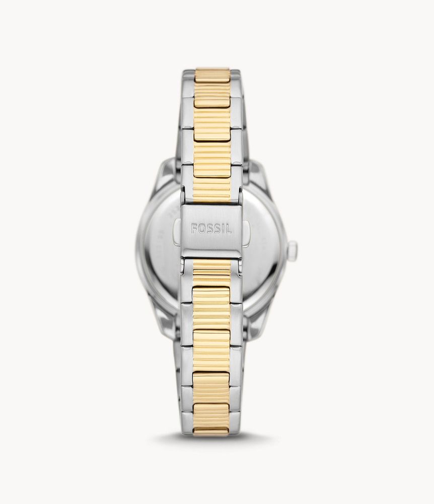 Scarlette Three-Hand Day-Date Two-Tone Stainless Steel Watch