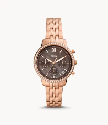 Neutra Chronograph Rose Gold-Tone Stainless Steel Watch