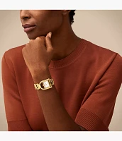 Harwell Three-Hand Gold-Tone Stainless Steel Watch