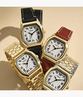 Harlow Three-Hand Two-Tone Stainless Steel Watch