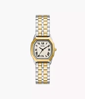 Harlow Three-Hand Two-Tone Stainless Steel Watch