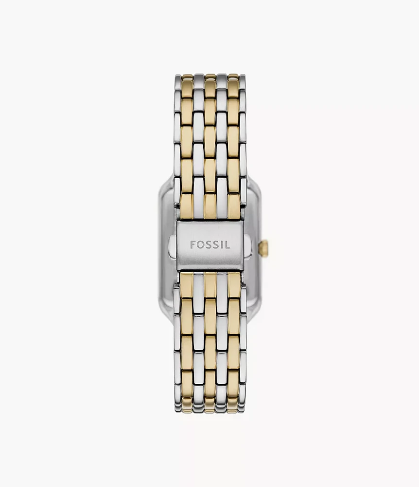 Raquel Three-Hand Date Two-Tone Stainless Steel Watch and Bracelet Set