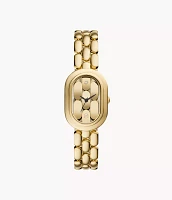 Sloan Three-Hand Gold-Tone Stainless Steel Watch