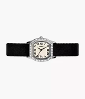 Harlow Three-Hand Stainless Steel Watch Choker