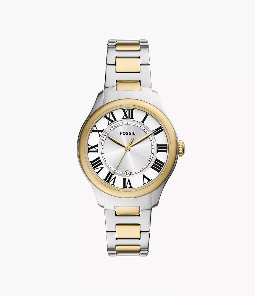 Gilmore Three-Hand Date Two-Tone Stainless Steel Watch