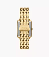 Raquel Sun Moon Multifunction Gold-Tone Stainless Steel Watch