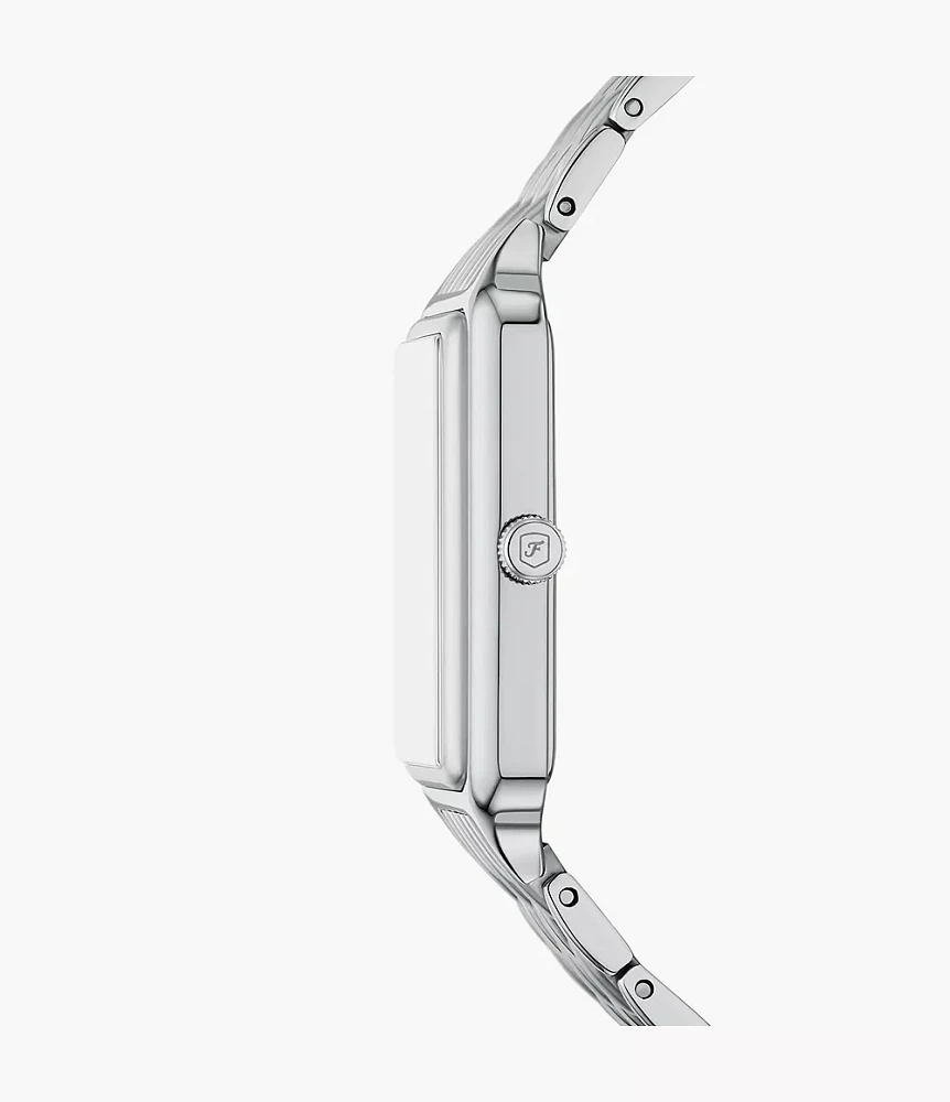 Raquel Sun Moon Multifunction Stainless Steel Watch