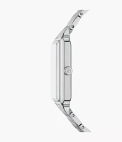 Raquel Sun Moon Multifunction Stainless Steel Watch