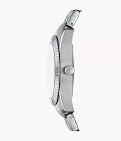 Scarlette Three-Hand Date Stainless Steel Watch