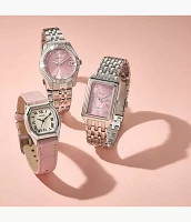 Scarlette Three-Hand Date Stainless Steel Watch