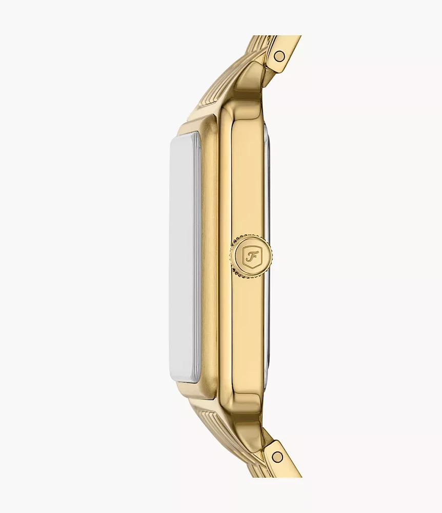 Raquel Three-Hand Date Stainless Steel Watch