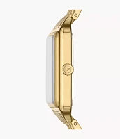Raquel Three-Hand Date Stainless Steel Watch