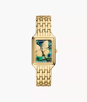 Raquel Three-Hand Date Stainless Steel Watch