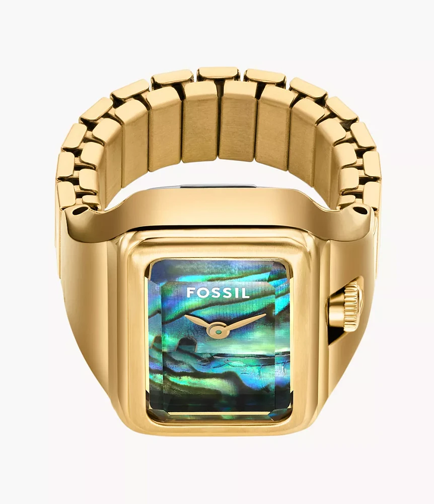 Raquel Watch Ring Two-Hand Stainless Steel