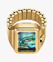 Raquel Watch Ring Two-Hand Stainless Steel