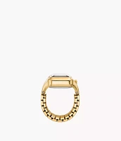 Raquel Watch Ring Two-Hand Stainless Steel