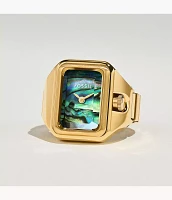 Raquel Watch Ring Two-Hand Stainless Steel