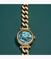 Carlie Three-Hand Stainless Steel Watch