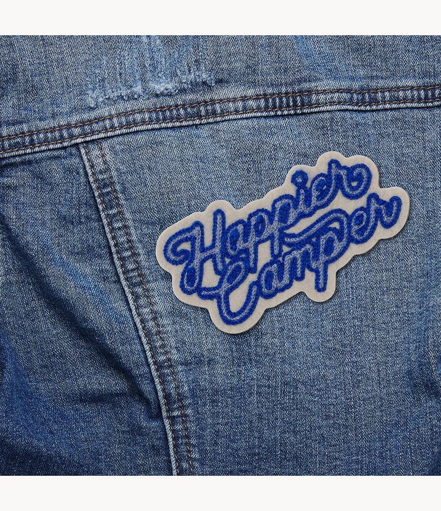 Happier Camper Embroidered Patch - FCU0428470 - Fossil