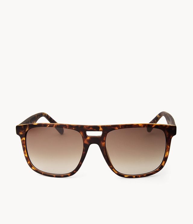 fossil jade rectangle sunglasses