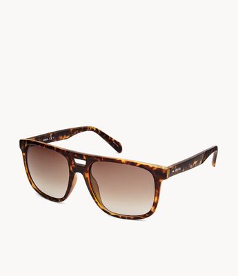 Duval Rectangle Sunglasses - FOS3096G0HGC - Fossil