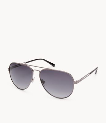 Benedict Aviator Sunglasses - FOS3136G0R80 - Fossil