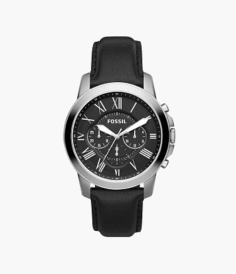 Grant Chronograph Leather Watch