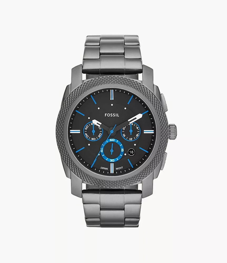 Machine Chronograph Smoke Stainless Steel Watch