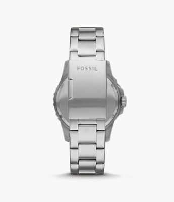 FB-01 Three-Hand Date Stainless Steel Watch - FS5652 - Fossil