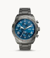 Bronson Chronograph Smoke Stainless Steel Watch - FS5711 - Fossil