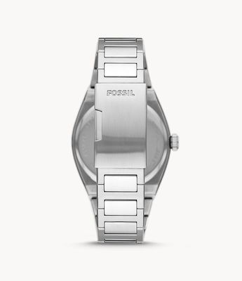 Everett Three-Hand Date Stainless Steel Watch