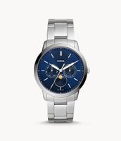 Neutra Moonphase Multifunction Stainless Steel Watch - FS5907 - Fossil