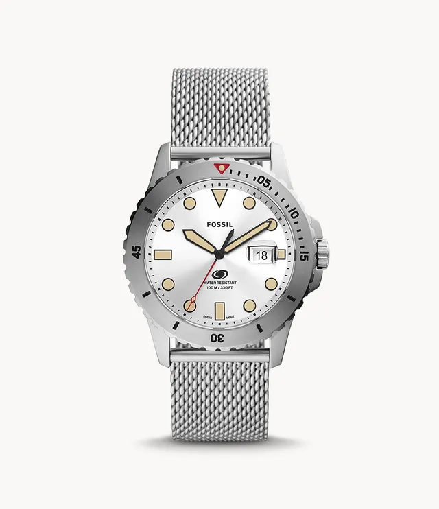 Fossil Blue GMT Oasis Silicone Watch | Kingsway Mall